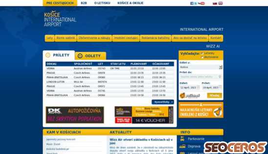airportkosice.sk desktop előnézeti kép