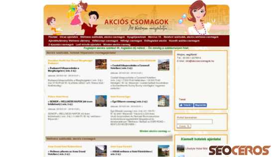 akcioscsomagok.hu desktop förhandsvisning