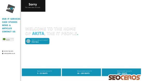 akita.co.uk desktop náhled obrázku
