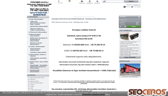 autoakkumulator.hu desktop náhled obrázku