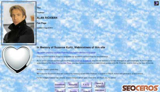 alan-rickman.com desktop náhled obrázku