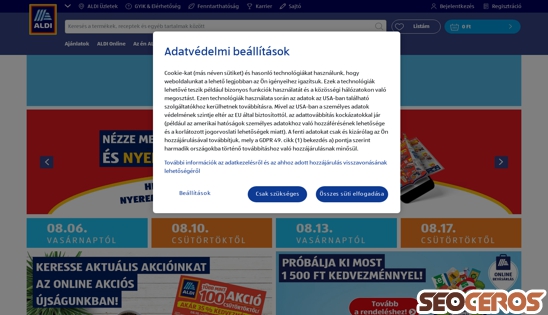 aldi.hu desktop náhled obrázku