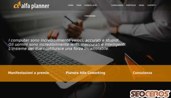 alfaplanner.com desktop Vorschau