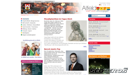 alfeld.de desktop előnézeti kép