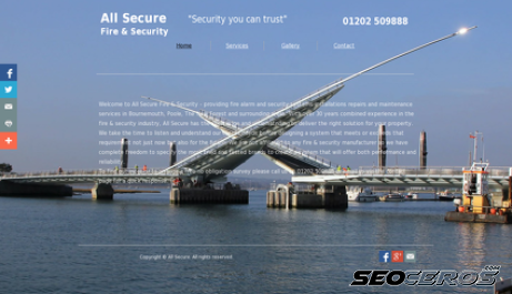 all-secure.co.uk desktop náhľad obrázku
