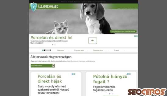 allatorvosabc.hu desktop előnézeti kép