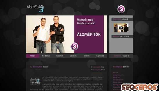 alomepitok.tv desktop obraz podglądowy