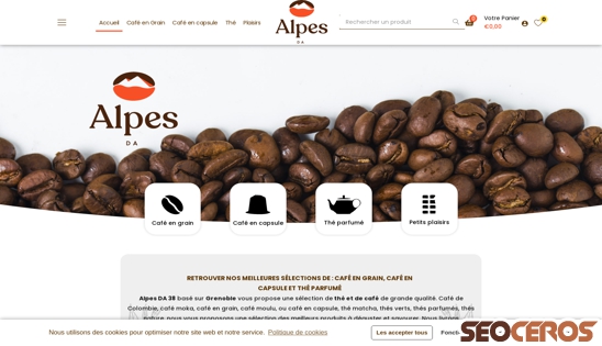 alpesda.fr desktop előnézeti kép