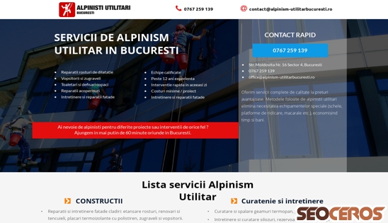 alpinism-utilitarbucuresti.ro desktop previzualizare