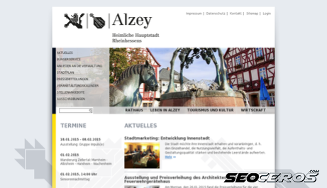 alzey.de desktop vista previa
