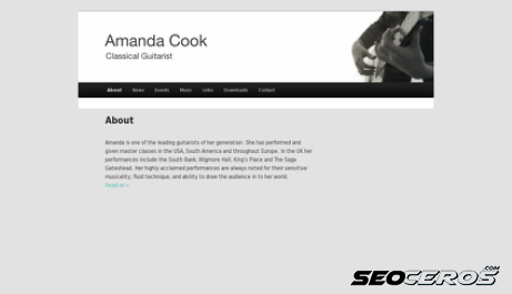 amandacook.co.uk desktop náhled obrázku