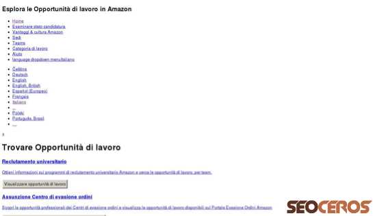 amazon.jobs/it desktop Vista previa
