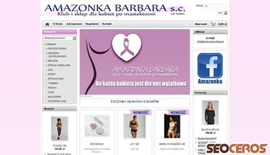 amazonka.sklep.pl desktop előnézeti kép