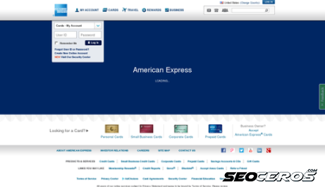 americanexpress.com desktop náhľad obrázku