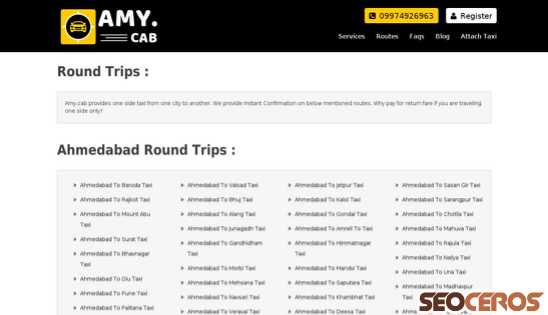 amy.cab/roundtrip-taxi-fare desktop náhľad obrázku