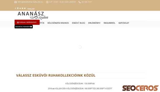 ananasz-szalon.hu desktop náhľad obrázku