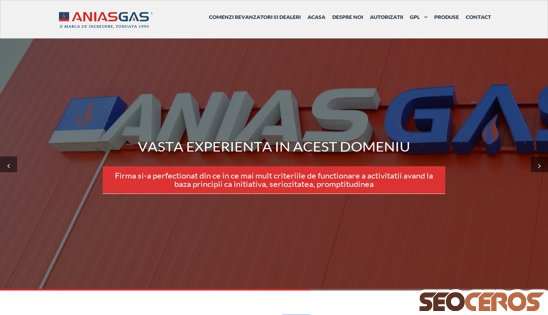 aniasgas.ro desktop náhľad obrázku