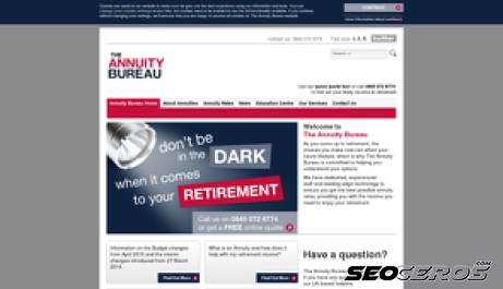 annuity-bureau.co.uk desktop náhled obrázku
