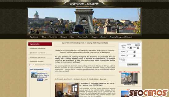 apartmentsbudapest.info desktop náhled obrázku