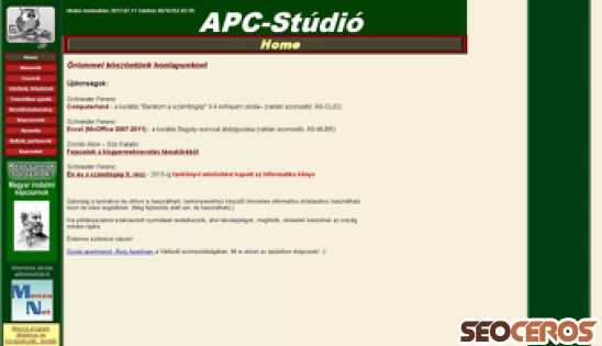 apc-studio.hu desktop förhandsvisning