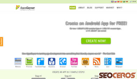appsgeyser.com desktop Vorschau