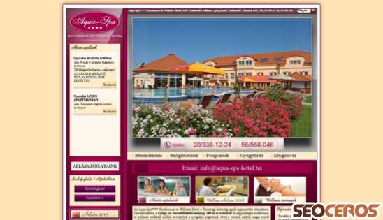 aqua-spa-hotel.hu desktop náhľad obrázku
