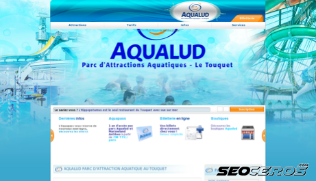 aqualud.com desktop preview
