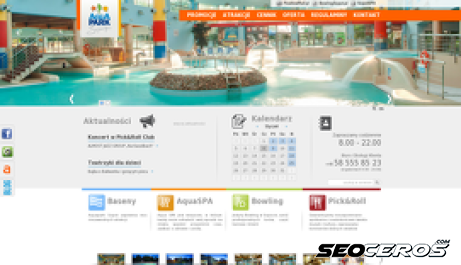 aquaparksopot.pl desktop náhľad obrázku