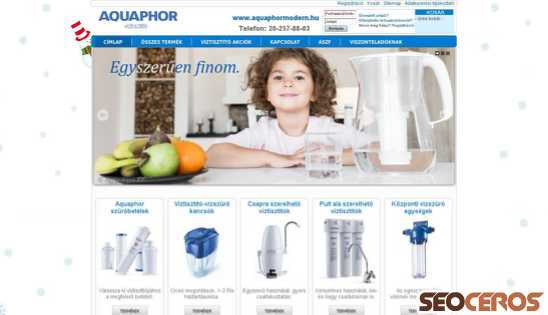 aquaphormodern.hu desktop előnézeti kép