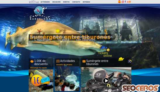 aquariumbcn.com desktop náhľad obrázku