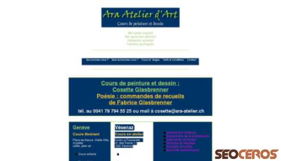 ara-atelier.ch desktop náhled obrázku