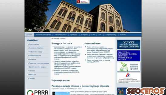 arandjelovac.rs desktop előnézeti kép
