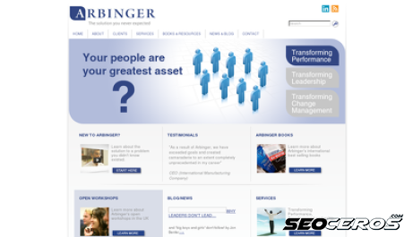 arbinger.co.uk desktop previzualizare