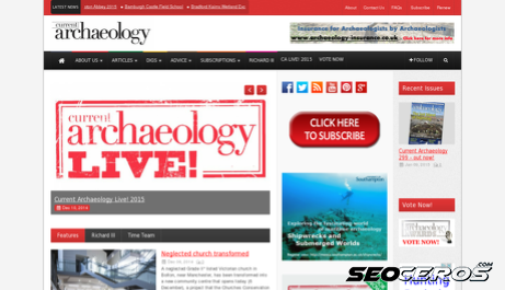 archaeology.co.uk desktop Vista previa