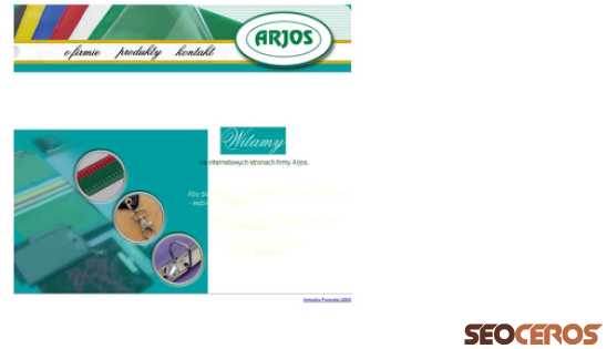 arjos.pl desktop náhľad obrázku
