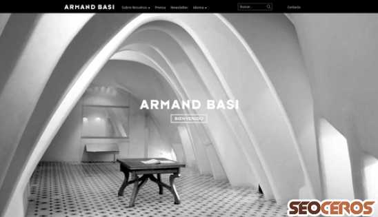 armandbasi.com desktop előnézeti kép