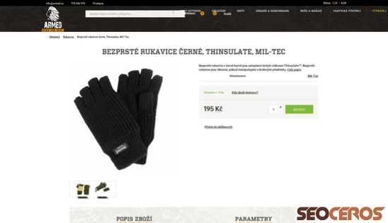 armed.cz/bezprste-rukavice-cerne-thinsulate-mil-tec desktop előnézeti kép