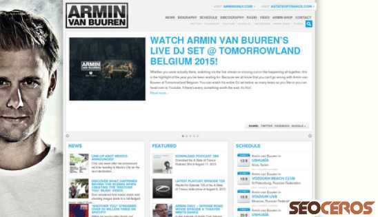arminvanbuuren.com desktop náhled obrázku