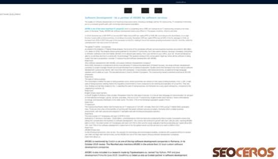 arobs.com/software-development-romania desktop obraz podglądowy