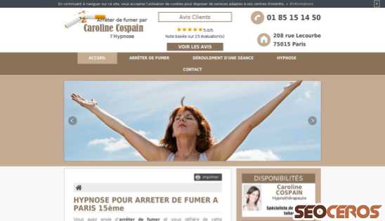 arreter-fumer-paris.fr desktop prikaz slike