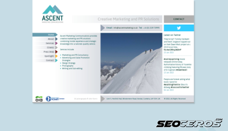 ascentmarketing.co.uk desktop obraz podglądowy