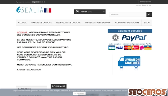 asealia.fr desktop náhľad obrázku