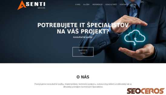 asenti.sk desktop előnézeti kép