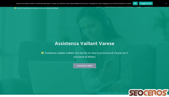 assistenza-vaillant.com desktop anteprima