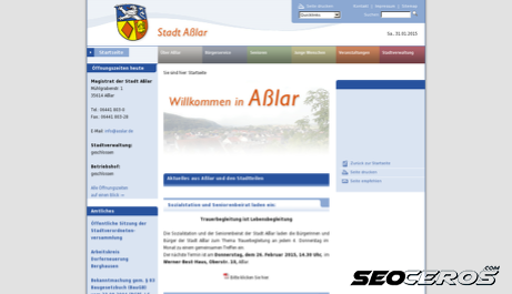 asslar.de desktop előnézeti kép