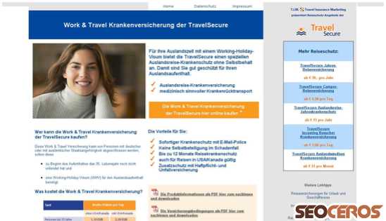 aupair-reisekrankenversicherung.de/work-and-travel-krankenversicherung.html desktop 미리보기