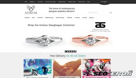 aurumdesign.co.uk desktop előnézeti kép