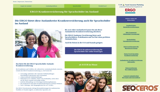 auslandspraktikum-versicherung.de/auslandskrankenversicherung-sprachschueler.html desktop náhled obrázku