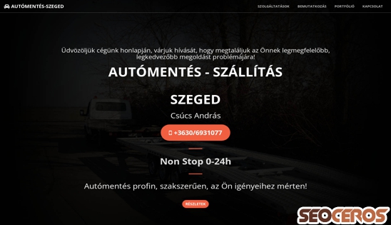 automentes-szeged.hu desktop náhľad obrázku