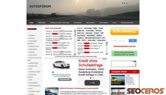 autosforum.hu desktop előnézeti kép